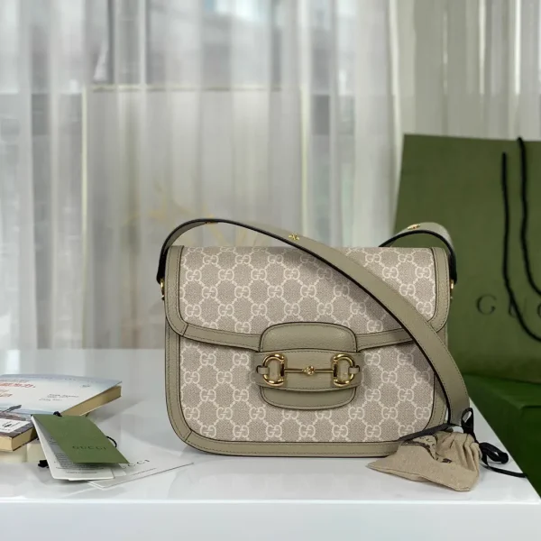 Gucci Horsebit 1955 Monogram Shoulder Bag image 1