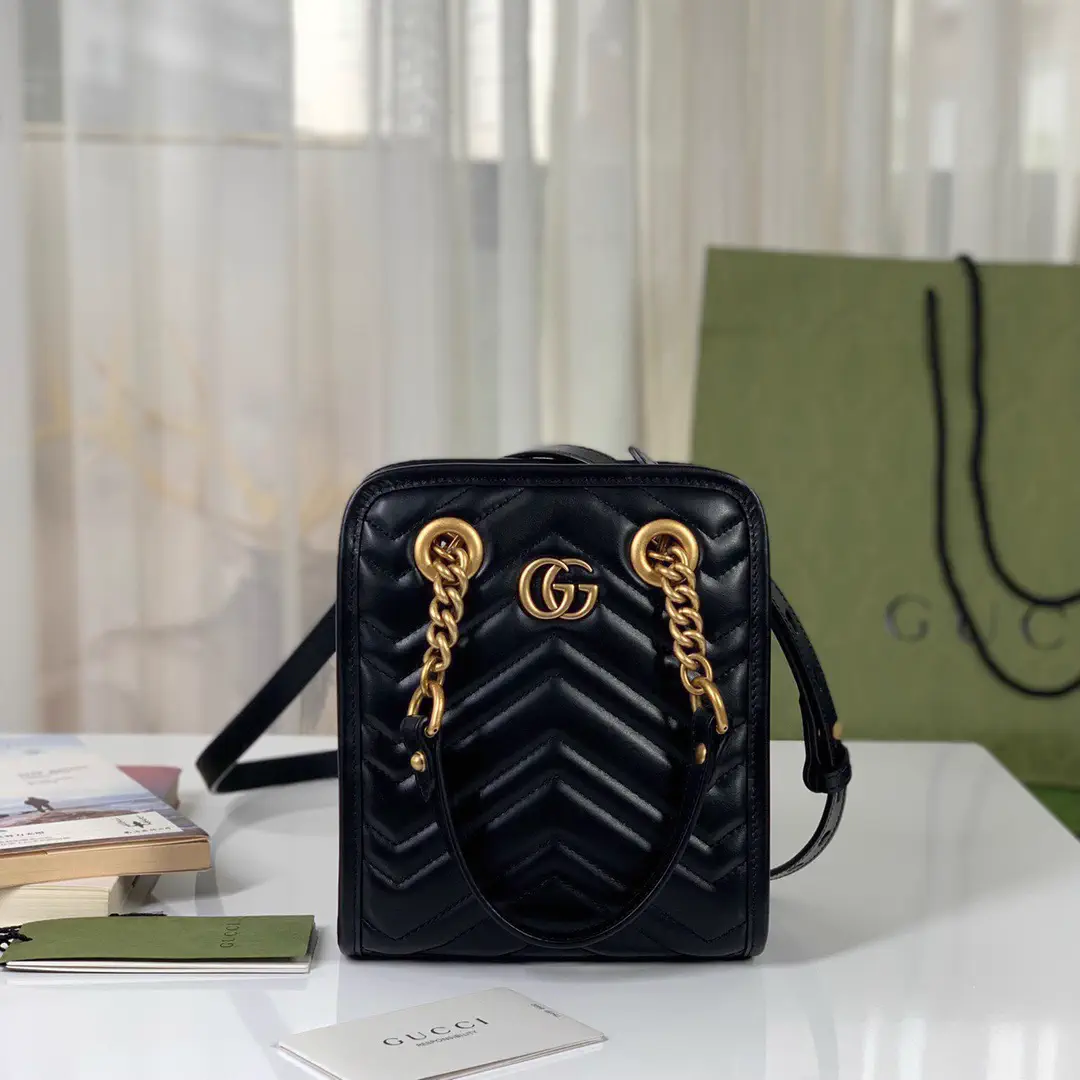 Gucci GG Marmont Quilted Mini Top Handle Bag image 1