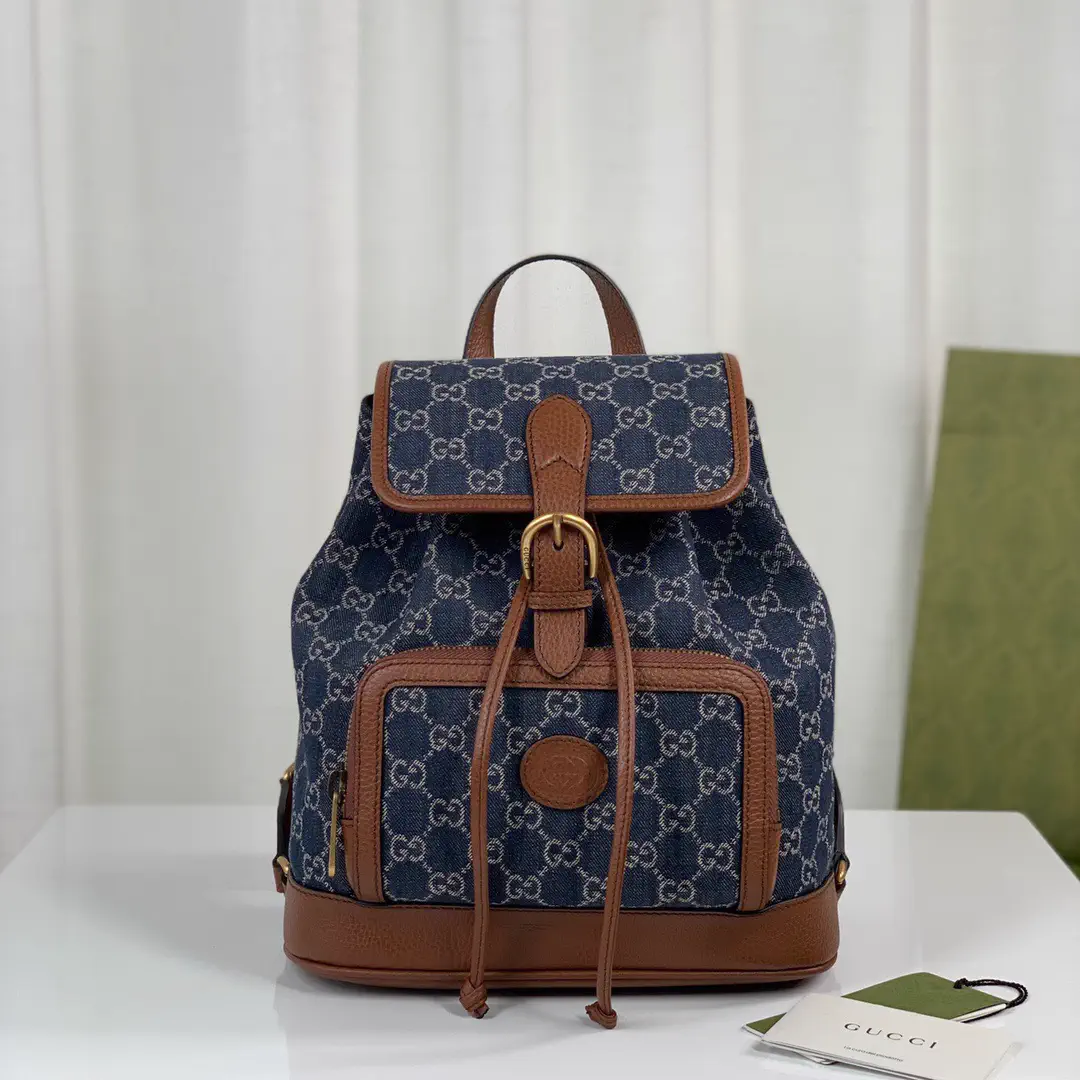 Gucci GG Denim Retro Backpack image 1