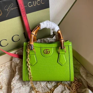 Gucci Diana Mini Top Handle Bag with Bamboo Handles image 1