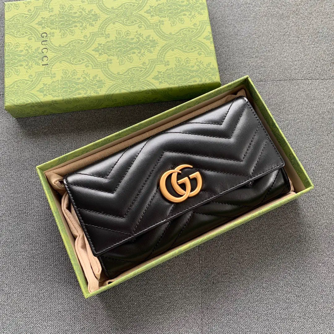 Gucci Marmont Quilted Leather Wallet image 1