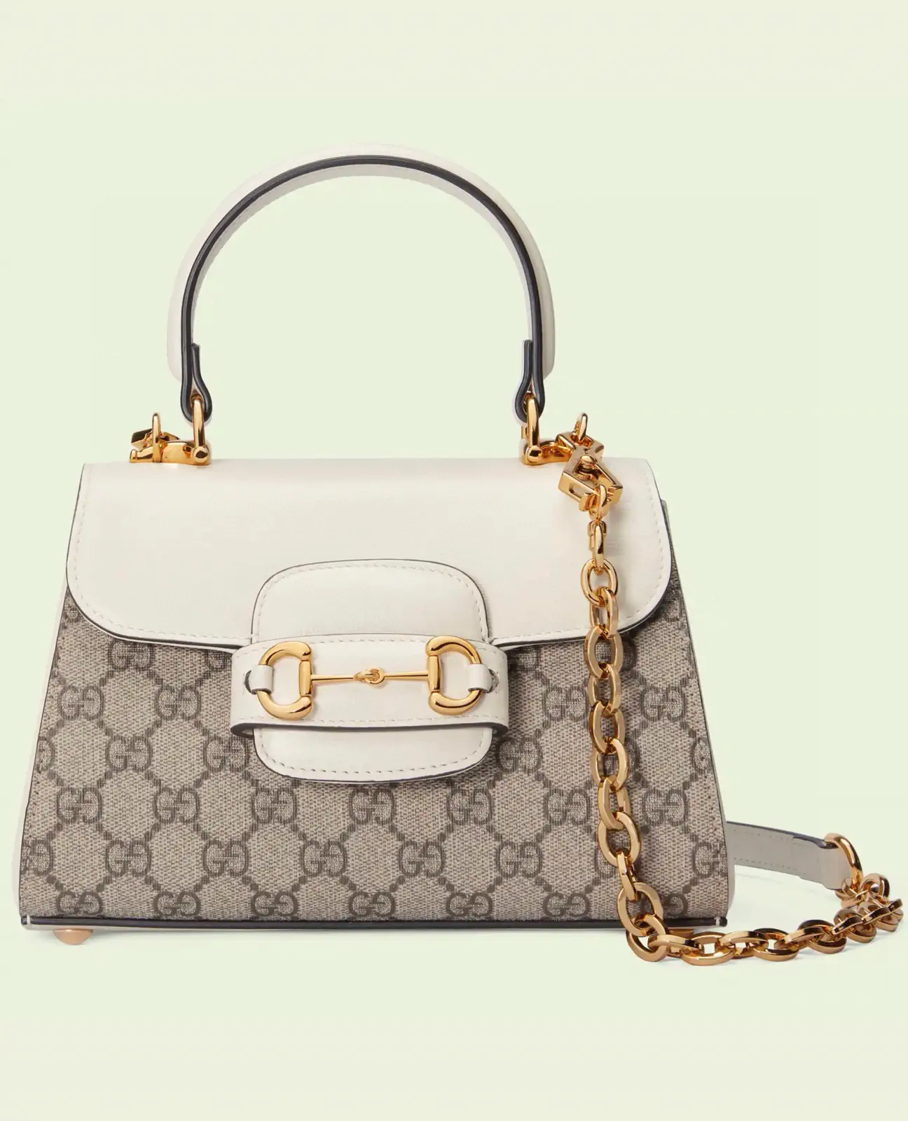 Gucci Horsebit 1955 Top Handle Bag with GG Monogram image 1