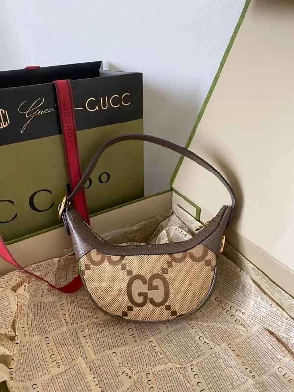 Gucci Ophidia Monogram Crescent Shoulder Bag image 1