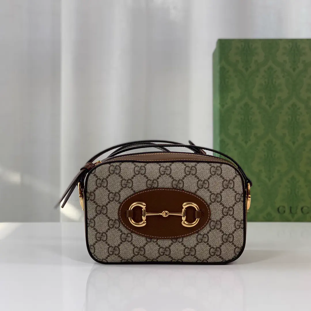 Gucci Horsebit 1955 GG Monogram Shoulder Bag image 1