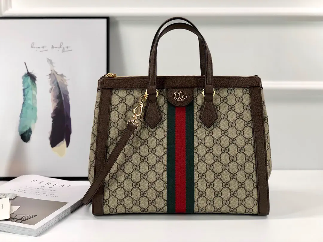 Gucci Ophidia Monogram Tote Bag image 1