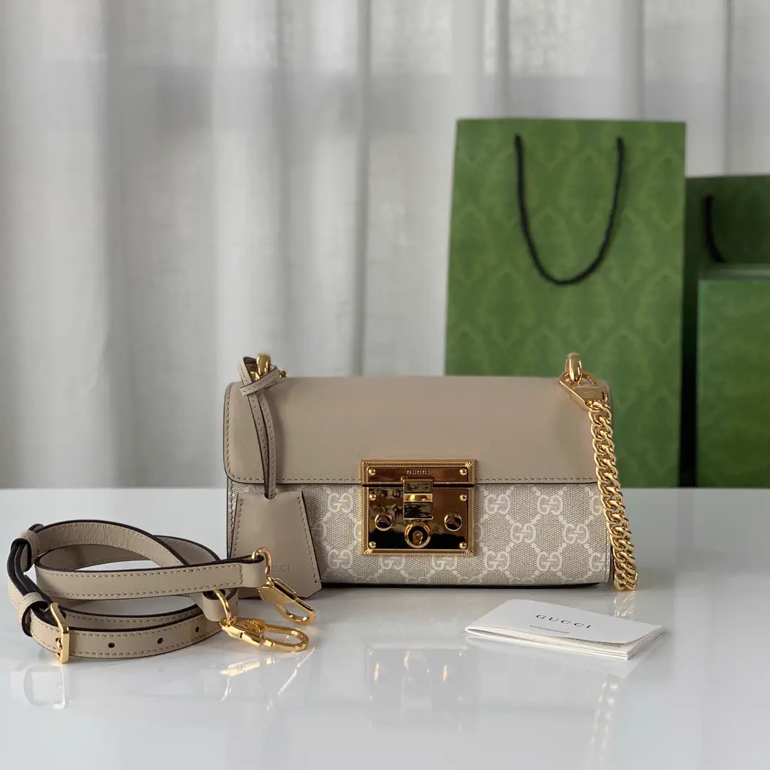 Gucci Padlock Monogram Shoulder Bag image 1