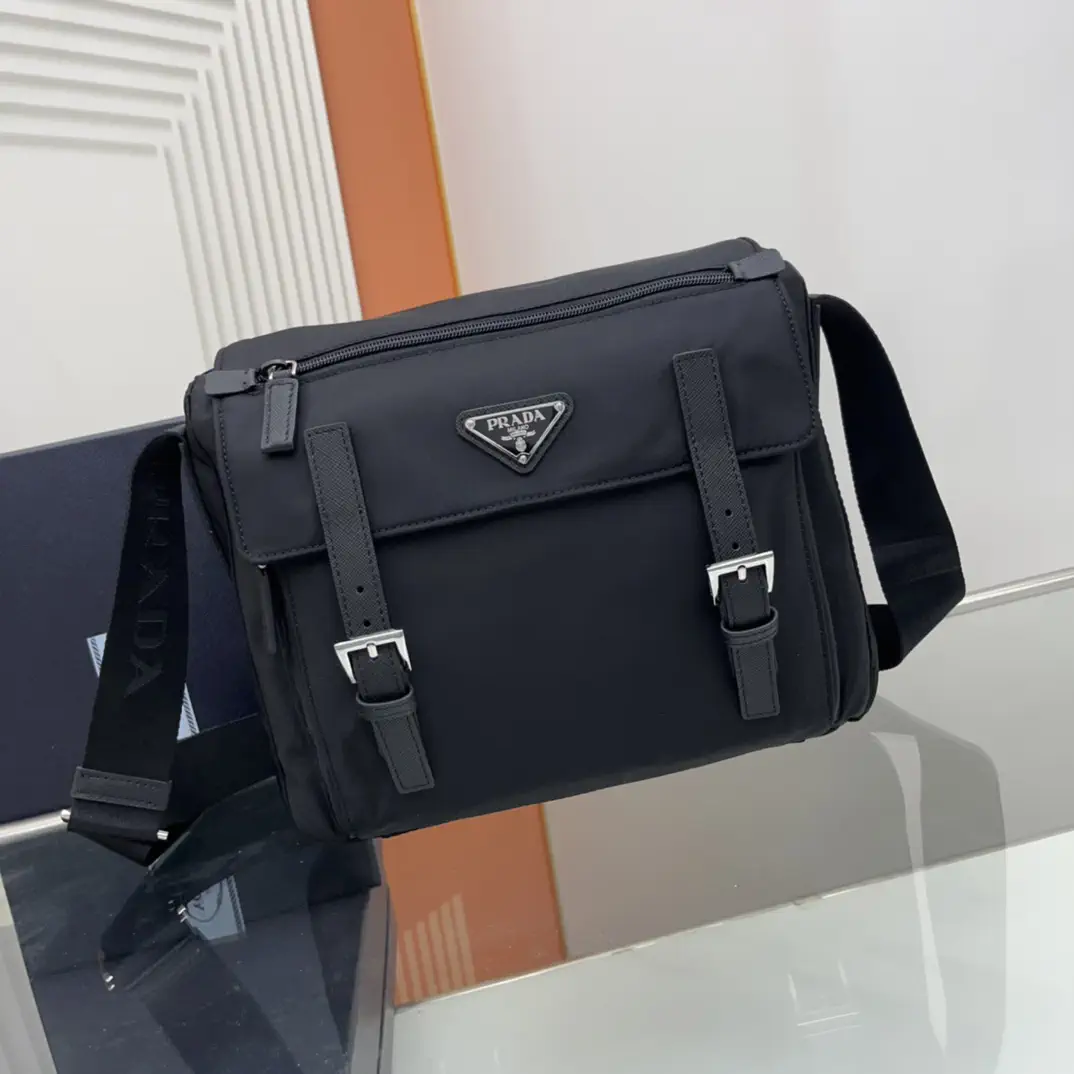 Prada Black Nylon Crossbody Bag image 1