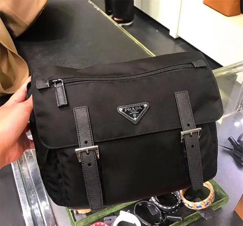 Prada Black Messenger Bag image 1