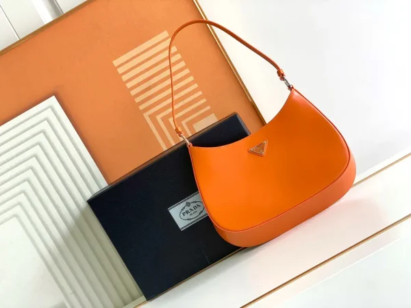 Prada Orange Hobo Shoulder Bag image 1
