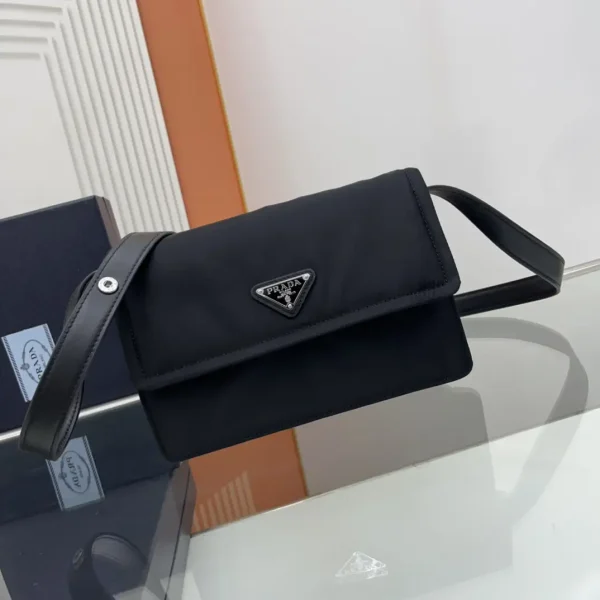 Prada Black Nylon Mini Shoulder Bag image 1