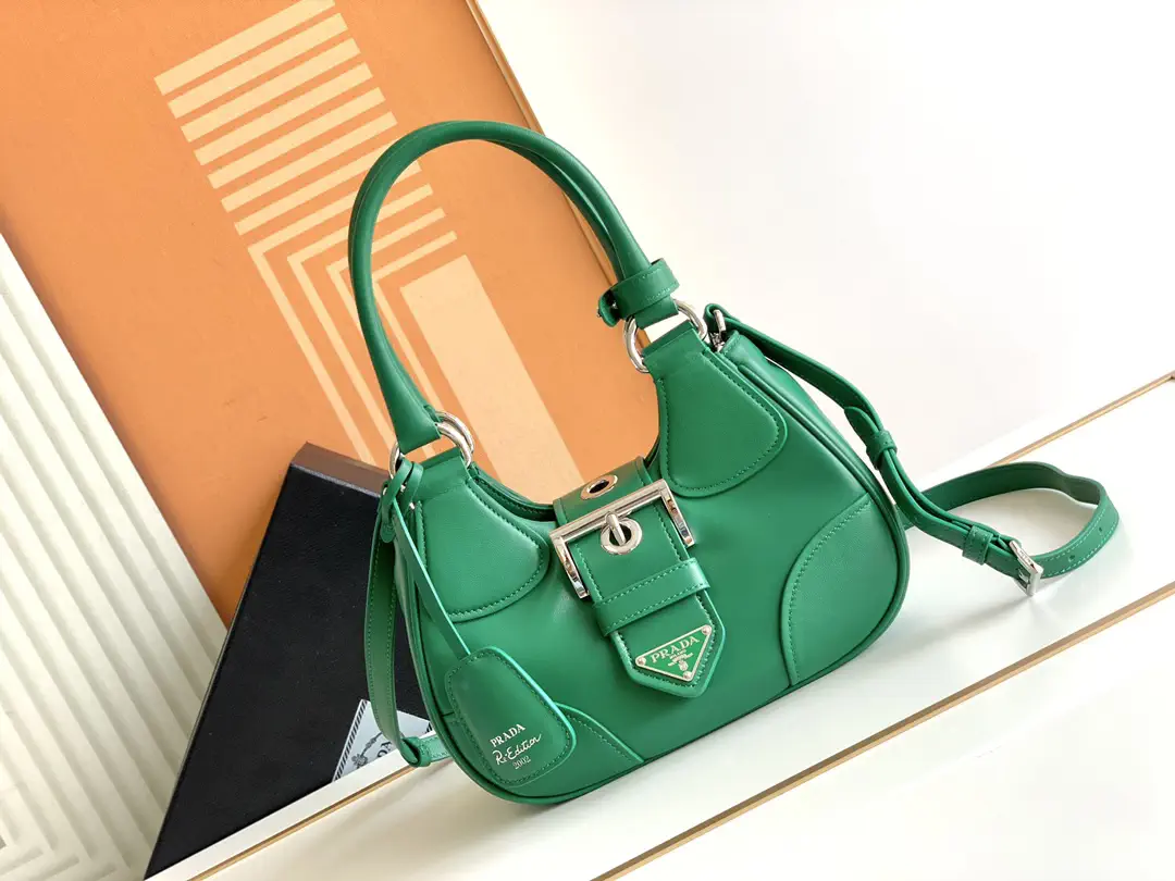 Prada Green Moon Shoulder Bag image 1