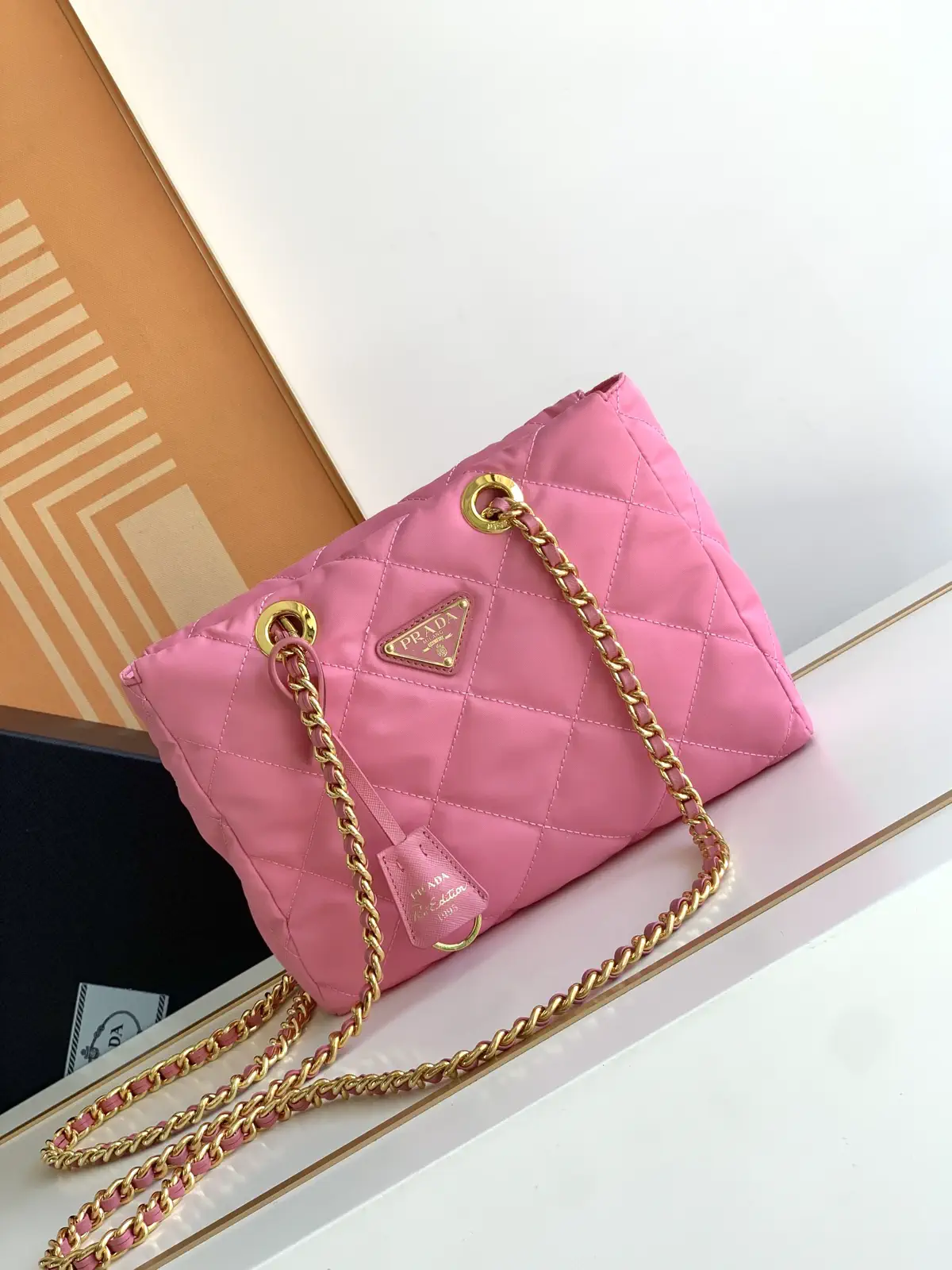 Prada Quilted Chain Shoulder Bag image 1