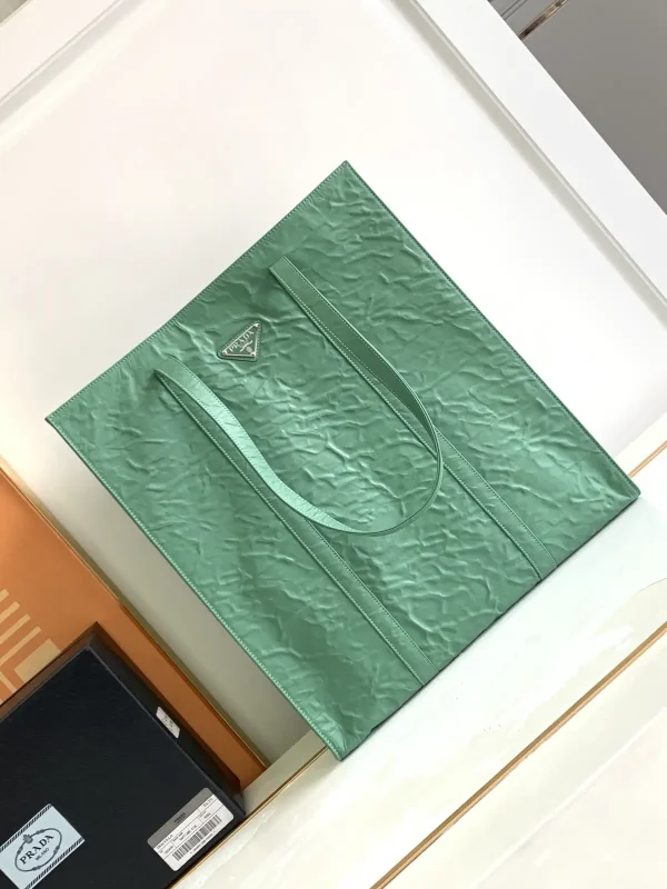 Prada Sage Green Large Tote Bag image 1