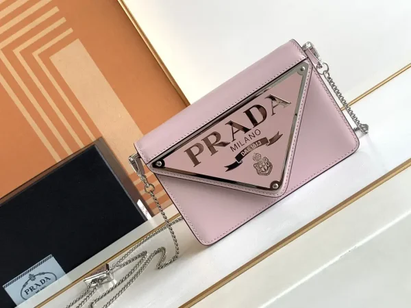Prada Triangle Logo Flap Crossbody Bag image 1