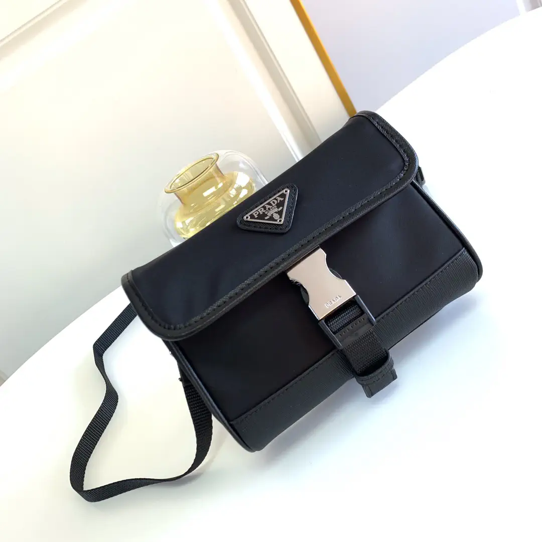 Prada Black Mini Messenger Bag image 1