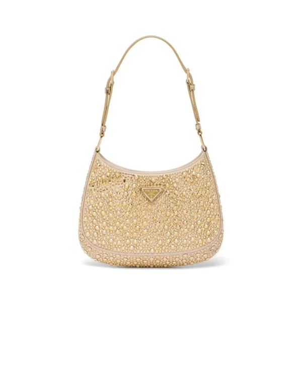 Prada Crystal-Embellished Shoulder Bag image 1