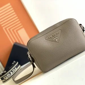 Prada Taupe Crossbody Bag with Interchangeable Straps image 1