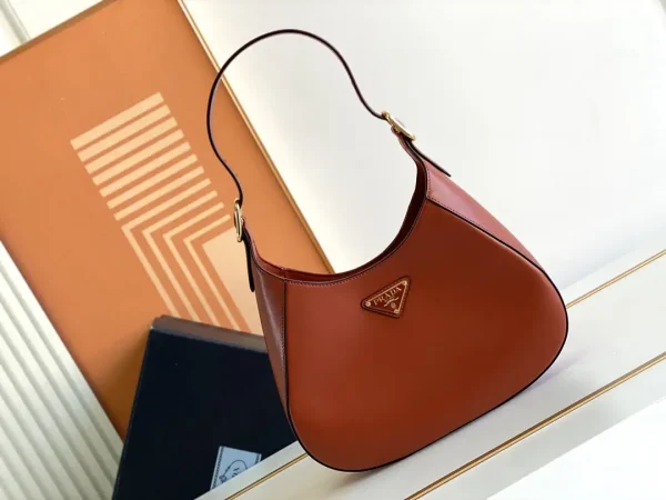 Prada Brown Hobo Shoulder Bag image 1