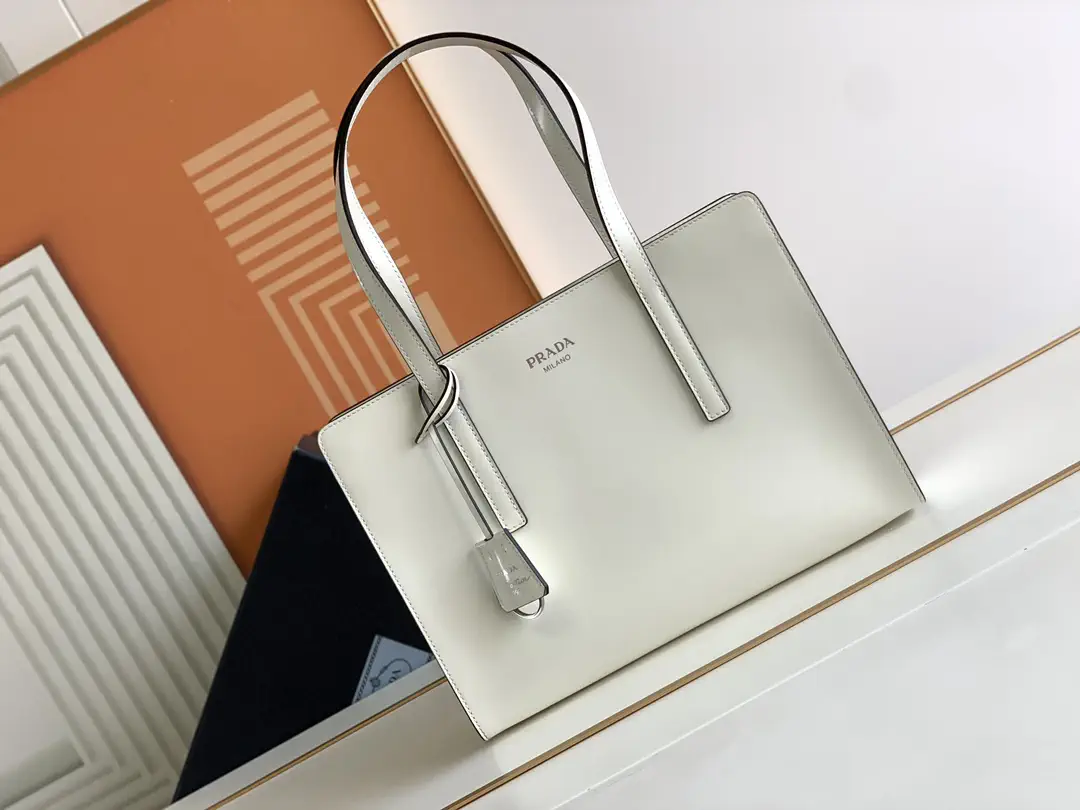 Prada White Tote Bag image 1