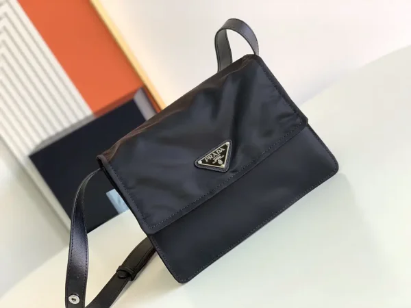 Prada Black Nylon Mini Shoulder Bag image 1