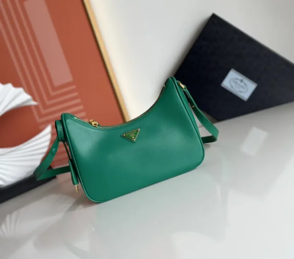 Prada Green Hobo Shoulder Crossbody Bag image 1