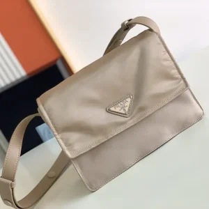 Prada Beige Nylon Mini Messenger Shoulder Bag image 1