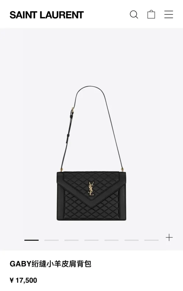Quilted Envelope Shoulder Bag image 1