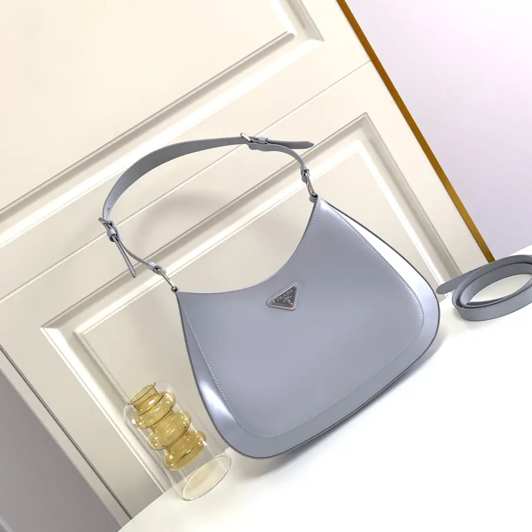 Prada Light Blue Shoulder Bag with Interchangeable Straps image 1