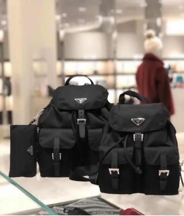 Prada Black Nylon Backpack image 1