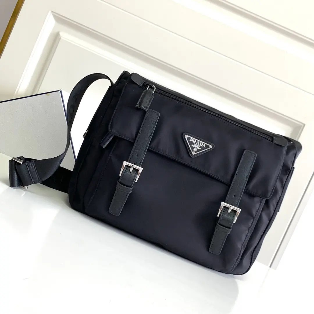 Prada Black Nylon Crossbody Bag image 1