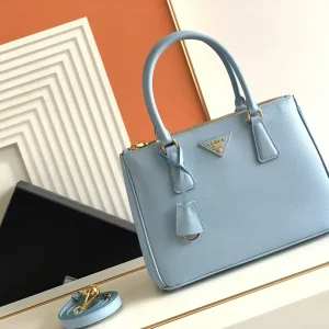 Prada Light Blue Galleria Top Handle Bag image 1