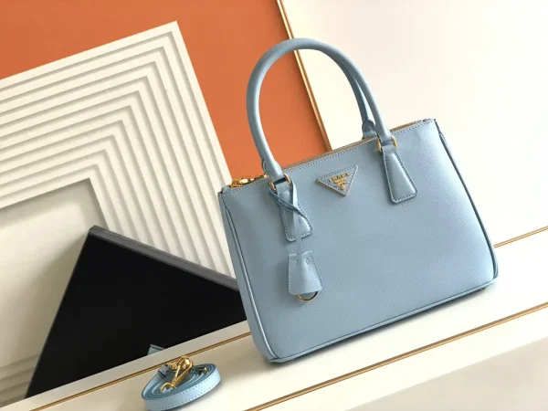 Prada Light Blue Galleria Top Handle Bag image 1
