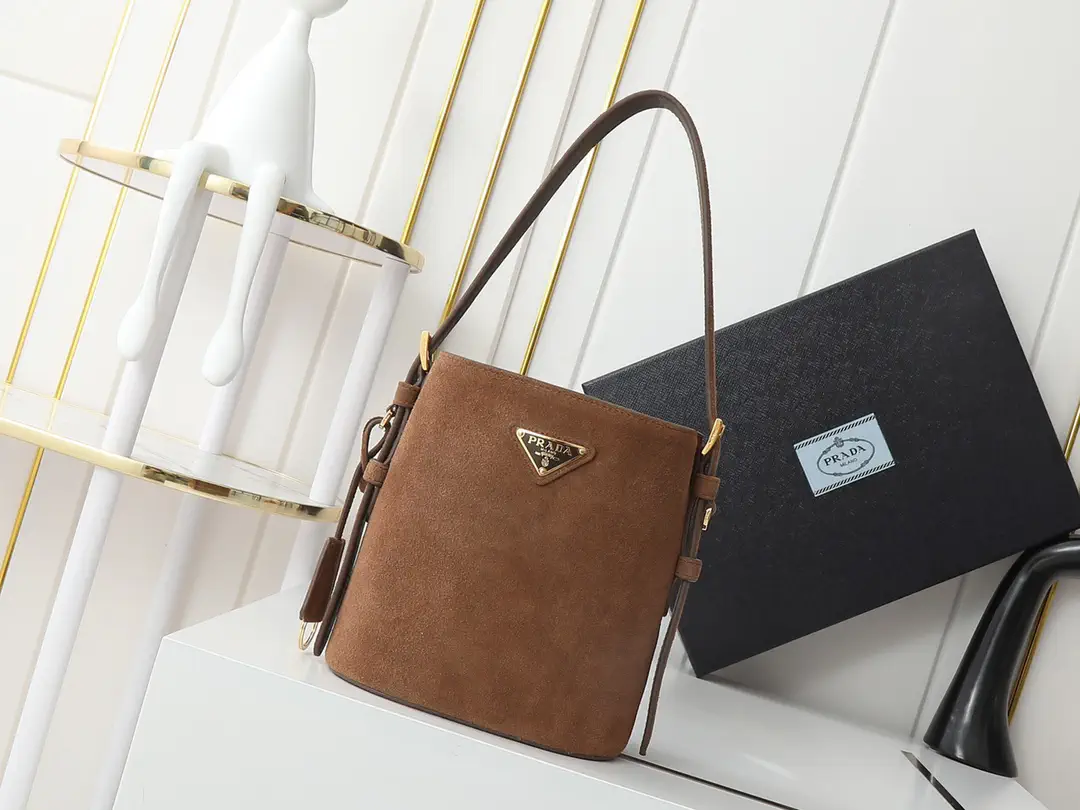 Prada Suede Bucket Bag image 1