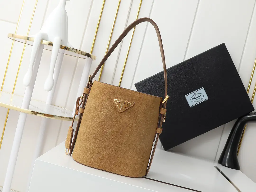 Prada Suede Bucket Bag image 1