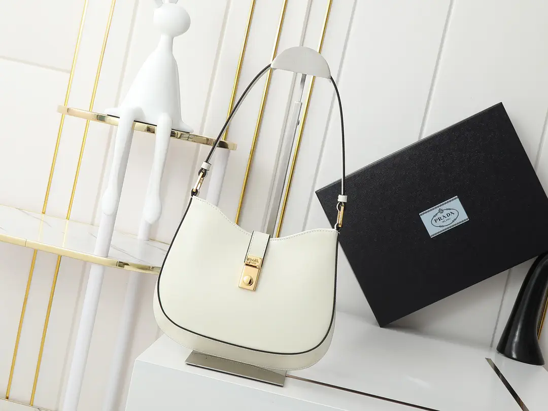 Prada Lock Closure Shoulder Bag image 1