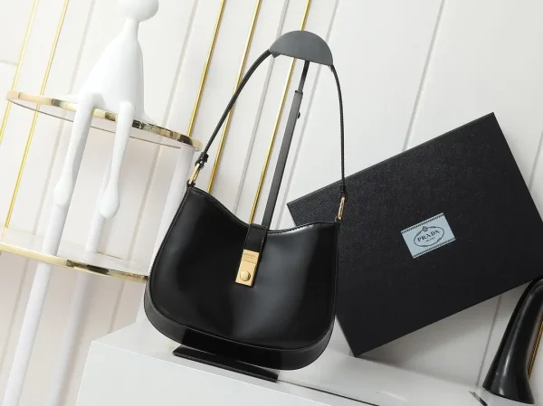 Prada Lock Closure Shoulder Bag image 1