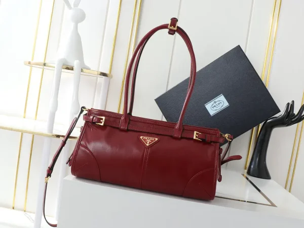Prada Leather Top Handle Crossbody Bag image 1
