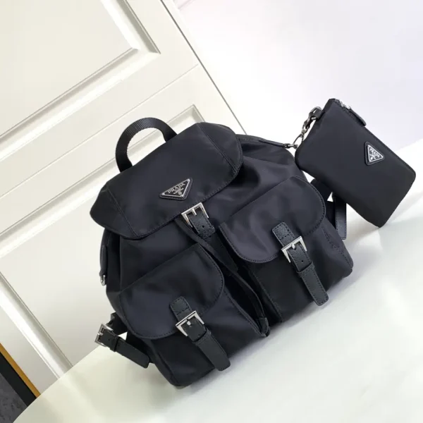 Prada Nylon Backpack with Detachable Pouch image 1