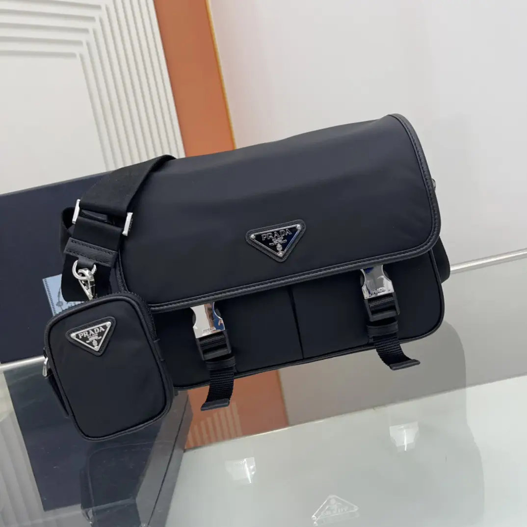 Prada Nylon Flap Crossbody Bag image 1