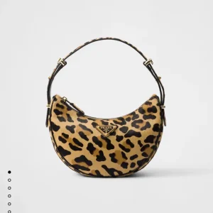 Prada Arqué Leopard Print Shoulder Bag image 1