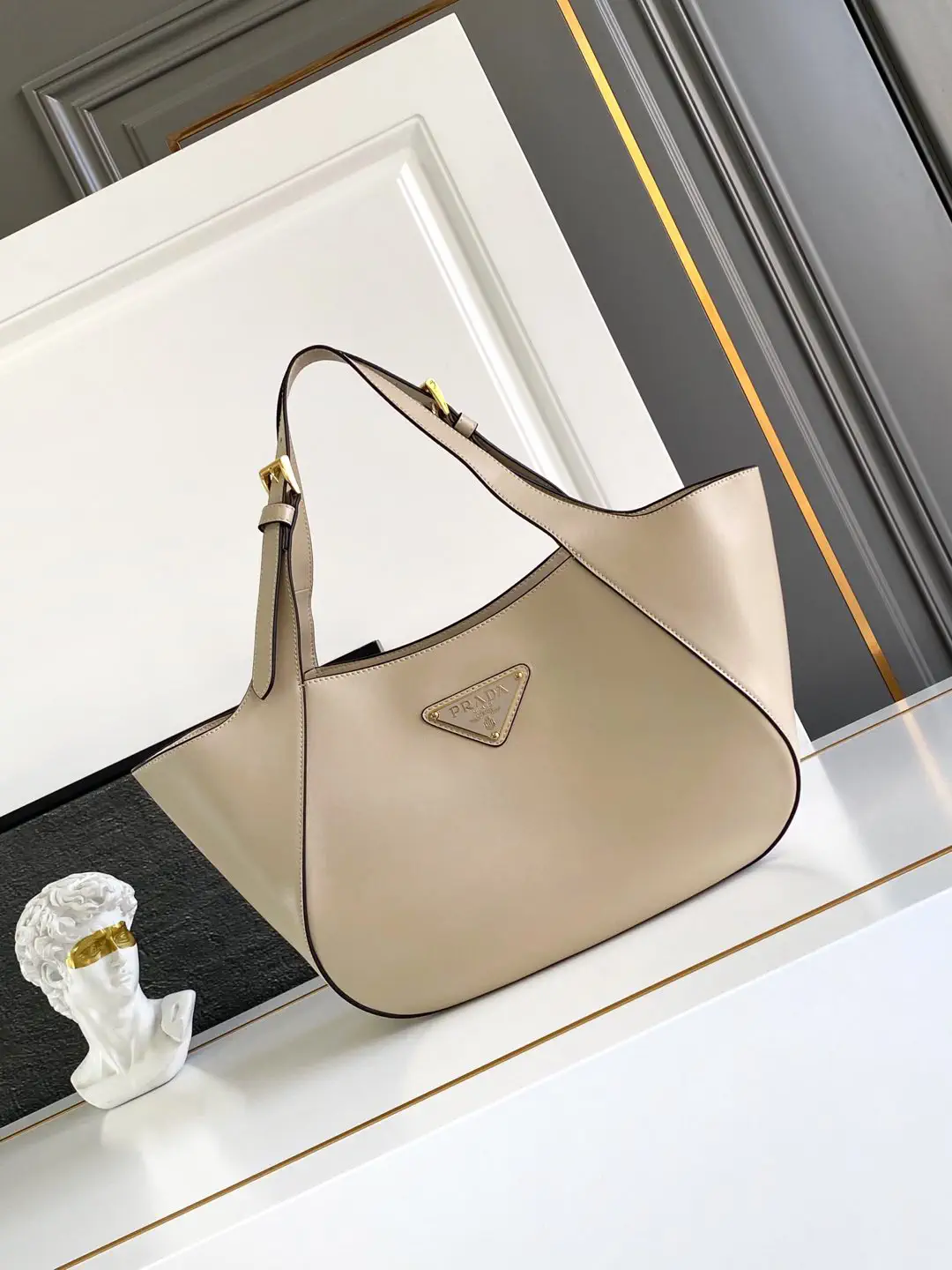 Prada Leather Tote Bag image 1