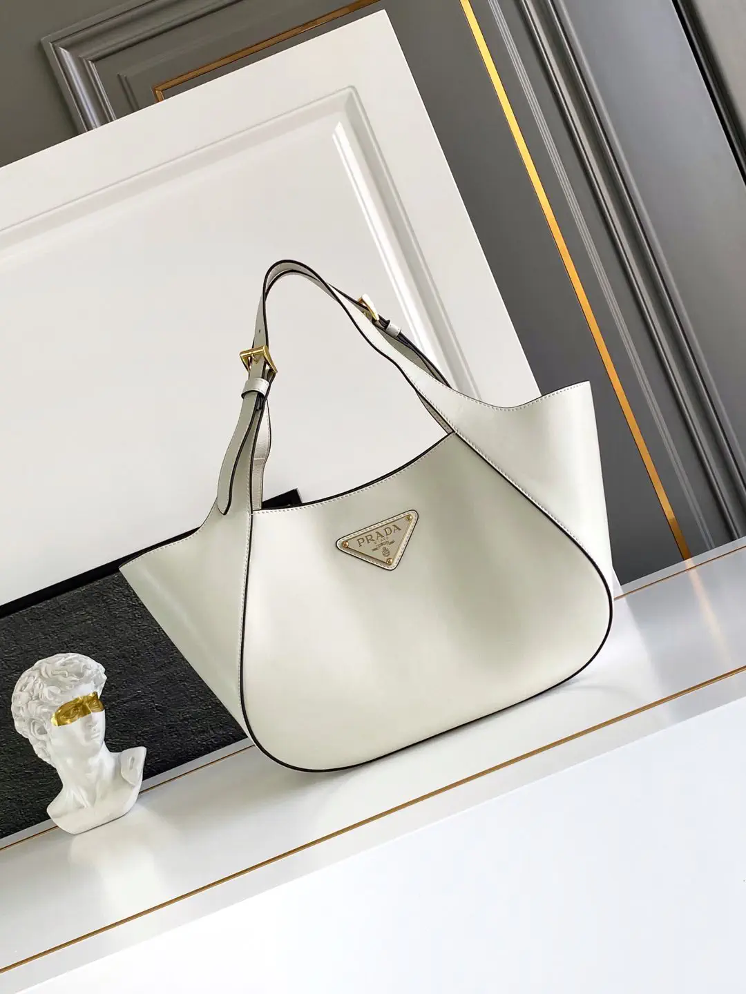 Prada Leather Tote Bag image 1