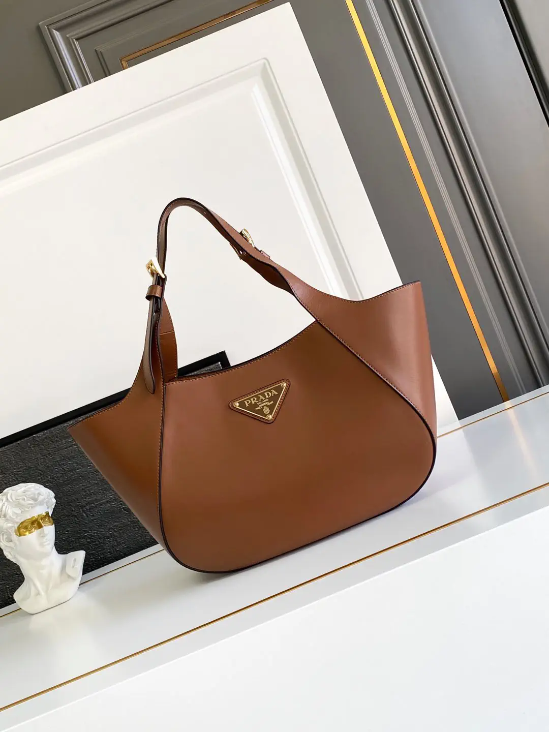 Prada Leather Tote Bag image 1