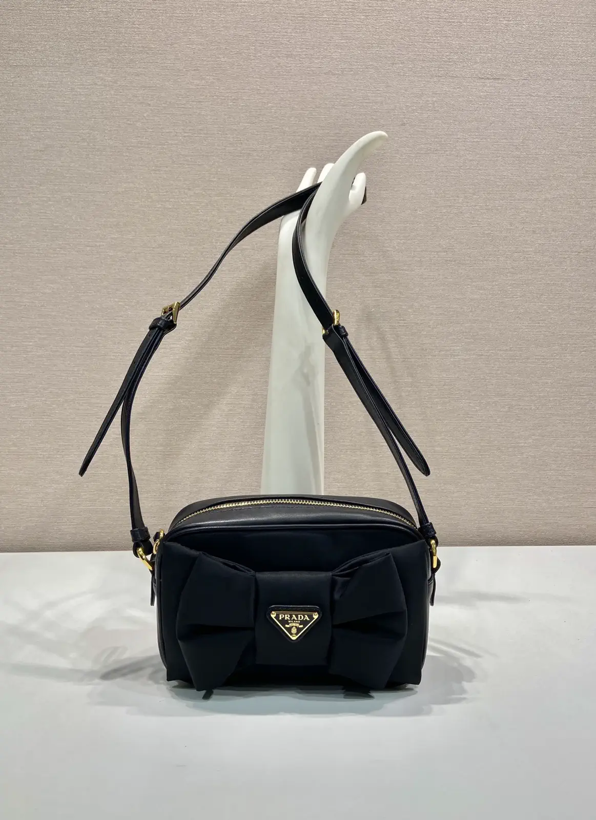 Prada Bow Decorated Shoulder Bag image 1