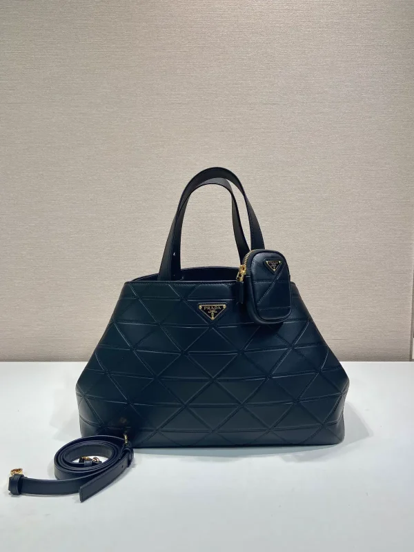 Prada Quilted Tote Bag with Pouch image 1