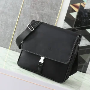 Prada Black Nylon Messenger Bag image 1