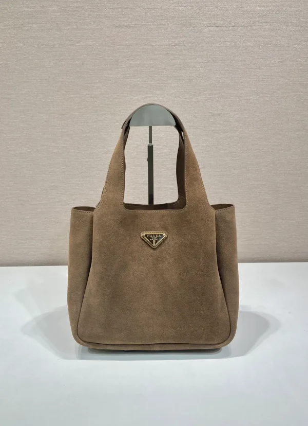 Prada Suede Top Handle Bag image 1