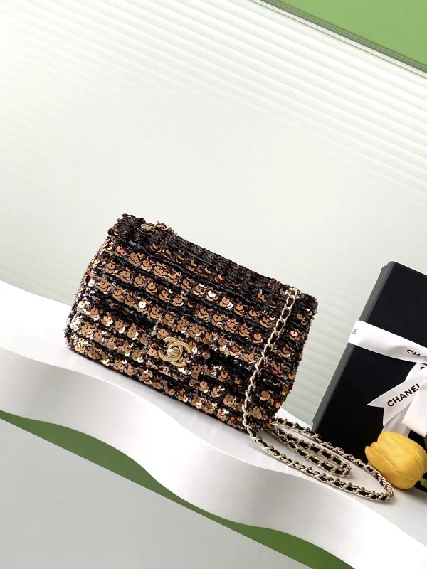 Chanel Sequin Chain Shoulder Bag image 1