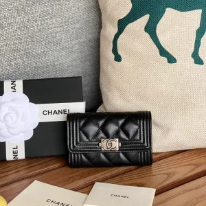 Chanel Quilted Card Holder image 1