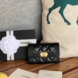 Chanel Quilted Card Holder image 1